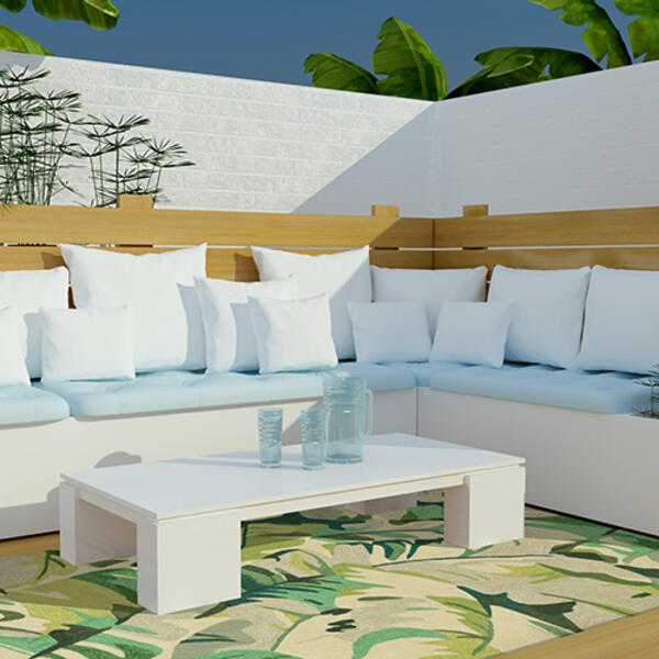 Liora Manne Capri Palm Indoor/Outdoor Rectangle Area Rug