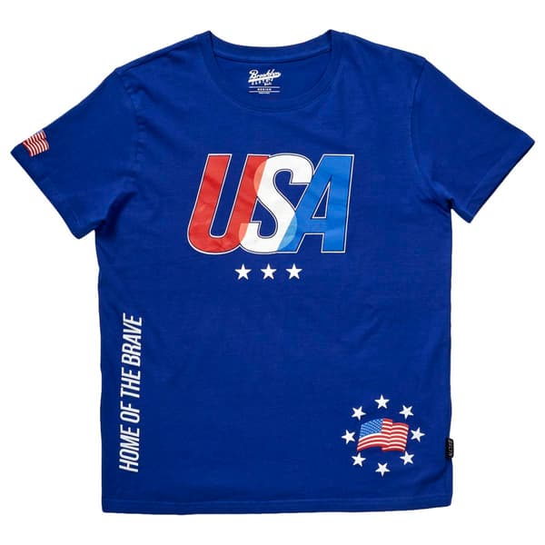 Young Mens Brooklyn Cloth(R) USA Bravery Short Sleeve Graphic Tee - image 