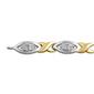 Diamond Classics&#8482; 1/10ct.Diamond Sterling Silver Fashion Bracelet - image 3