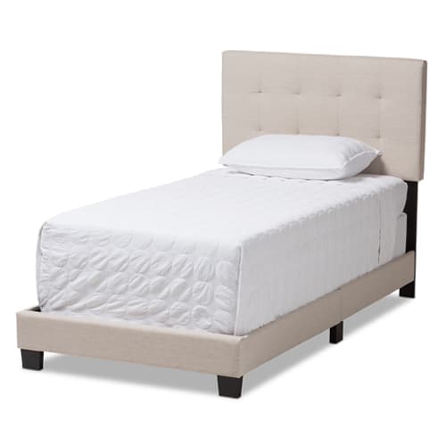 Baxton Studio Brookfield Fabric Twin Size Bed