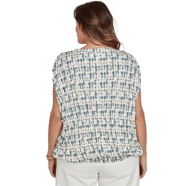 Plus Size Skye’s the Limit Summer Spice Cap Sleeve Blouse