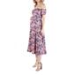 Womens 24/7 Comfort Apparel Maternity Botanical Midi Dress - image 2