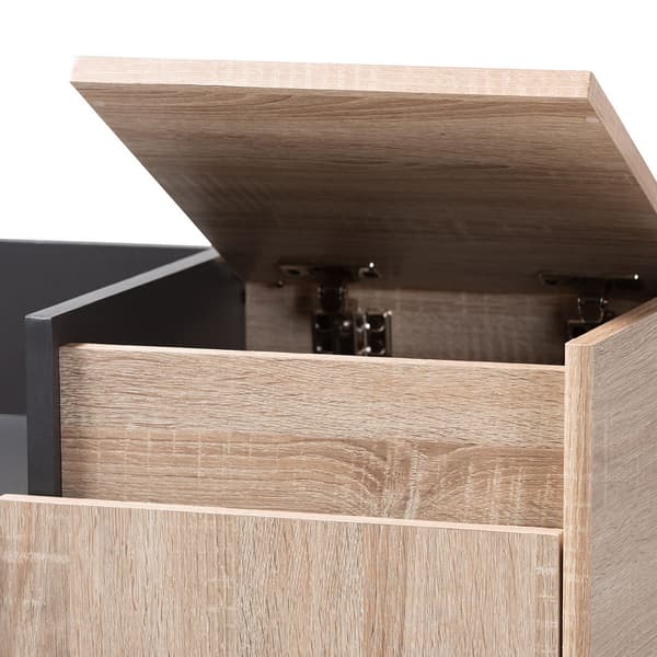 Baxton Studio Fella Entryway Shoe Cabinet