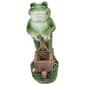 Northlight Seasonal Frog Pushing Wheelbarrow Garden Statue - image 3