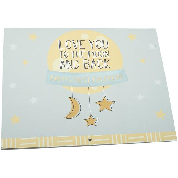 C.R. Gibson Love You To The Moon & Back Baby's 1st Calendar - image 
