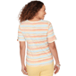 Womens Hearts of Palm Fun in the Sun Stripe Blouse - image 2