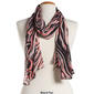 Womens Renshun Pearl Silk Abstract Oblong Scarf - image 2