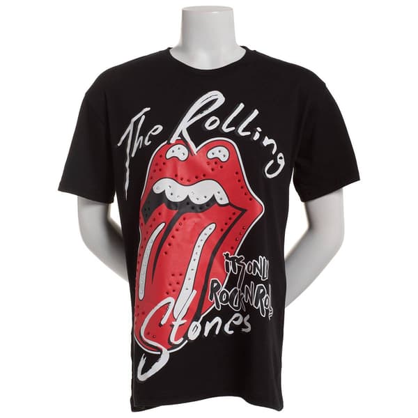 Juniors Freeze Rolling Stones Rhinestones Graphic Tee