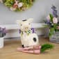Northlight Seasonal Spotted Sitting Piglet Rustic Spring Figurine - image 3