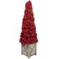 Allstate 40in. Berry Cone Potted Christmas Topiary - image 3
