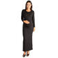 Womens 24/7 Comfort Apparel Long Sleeve Maternity Sheath Dress - image 1