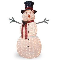 National Tree 5ft. Pre-Lit LED Snowman Decoration