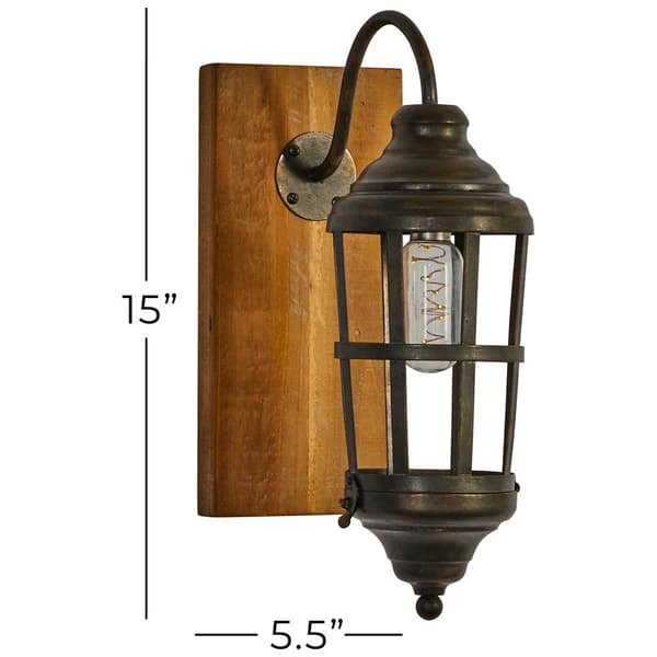 9th & Pike&#174; Iron Industrial Wall Light