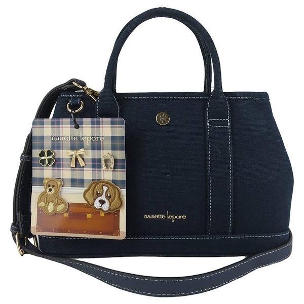 Nanette Lepore Brooklynne Satchel - Navy - image 
