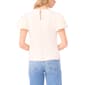 Womens Cece Short Bubble Sleeve Textured Knit Blouse - image 5