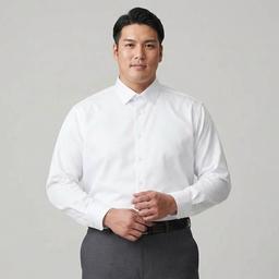 Mens Big & Tall Christian Aujard Dress Shirt - White