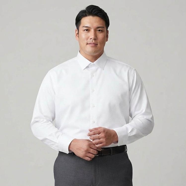 Mens Big & Tall Christian Aujard Dress Shirt - White