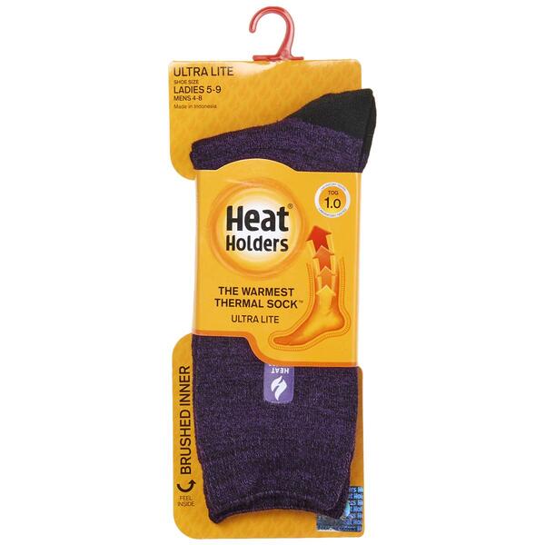 Womens Heat Holders(R) Ultra Lite Twist Crew Socks - image 
