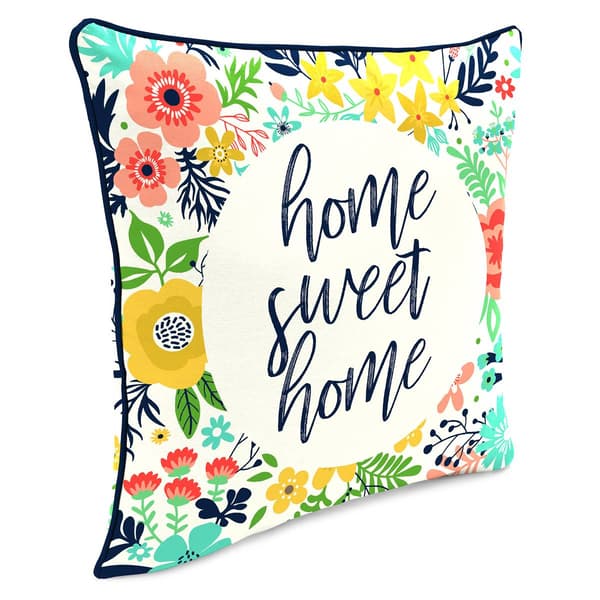 Jordan Manufacturing Home Sweet Home Outdoor Throw Pillow