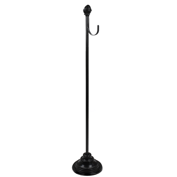 Northlight 30in. Black Metal Christmas Wreath Hanger Stand - image 