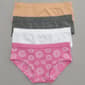 Girls (7-12) Rene Rofe® Gracelyn 4pk. Jacquard Seamless Hipsters - image 2