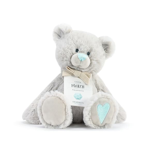 Baby Demdaco March Birthstone Bear - image 