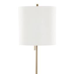 LumiSource Cone 64in. Contemporary Metal Floor Lamp
