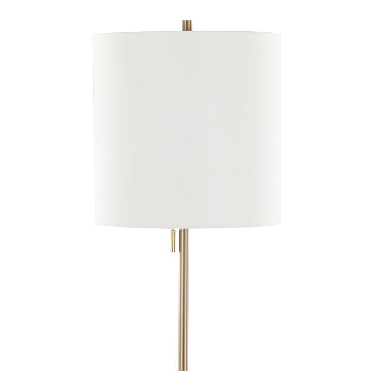 LumiSource Cone 64in. Contemporary Metal Floor Lamp