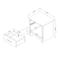 South Shore Fusion 1 Drawer Nightstand - image 8