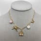 Ashley Gold-Tone Whimsy Charm Necklace - image 1