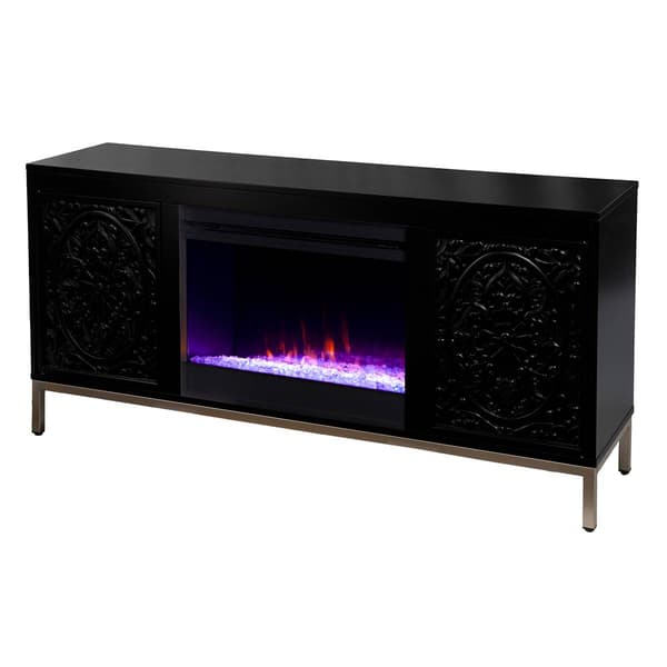 Southern Enterprises Winsterly Color Changing Fireplace Console