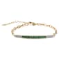 Gemstone Classics(tm) Created Emerald Lab Grown Diamond Bracelet - image 1
