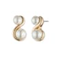 You're Invited Pearl Swirl Stud Earrings - image 1