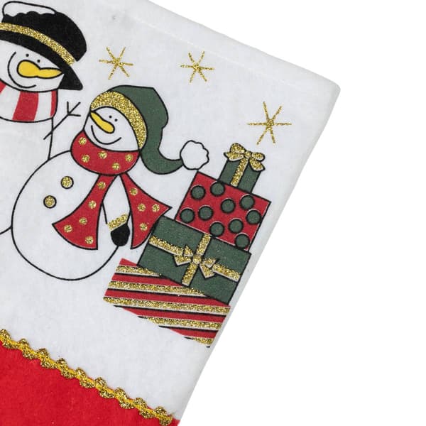 Northlight Seasonal 19in. Jolly Snowmen Scene Christmas Stocking