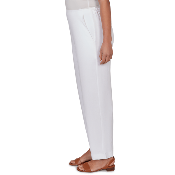 Petite Emaline Sapphire Serenade I Solid Straight Leg Pants