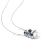 Gemstone Classics™ Sky Sapphire &amp; Pearl Pendant - image 2