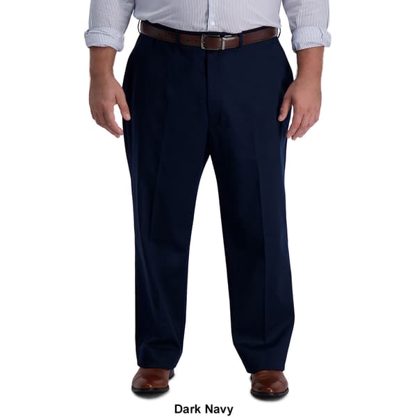 Mens Big & Tall Haggar&#174; Flat Front Iron Free Pants