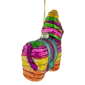 Northlight Pinata Donkey Bohemian Style Glass Christmas Ornament - image 4