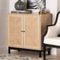 Baxton Studio Cherelle Light Brown 2-Door Storage Cabinet - image 7