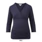 Womens Times Two Bracelet Sleeve V-Neck Maternity Nursing Top - image 6