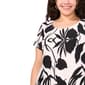 Petite MSK Short Sleeve Geometric Leaf Shift Dress - image 5