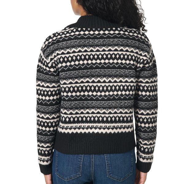 Womens Gloria Vanderbilt Long Sleeve Fair Isle Cozette Cardigan