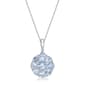 Gemminded 6mm & 4mm Round & 6x4 Pear Shape Aquamarine Pendant - image 1