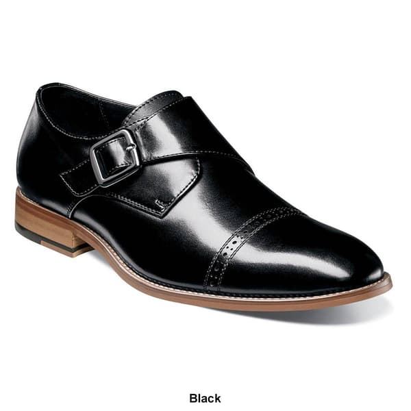 Mens Stacy Adams Desmond Cap Toe Monk Strap Oxfords