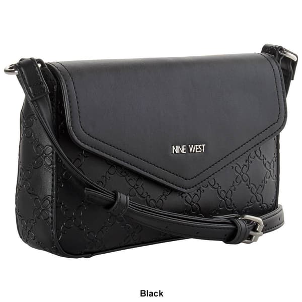 Nine West Bowie Mini Flap Embossed Logo Crossbody