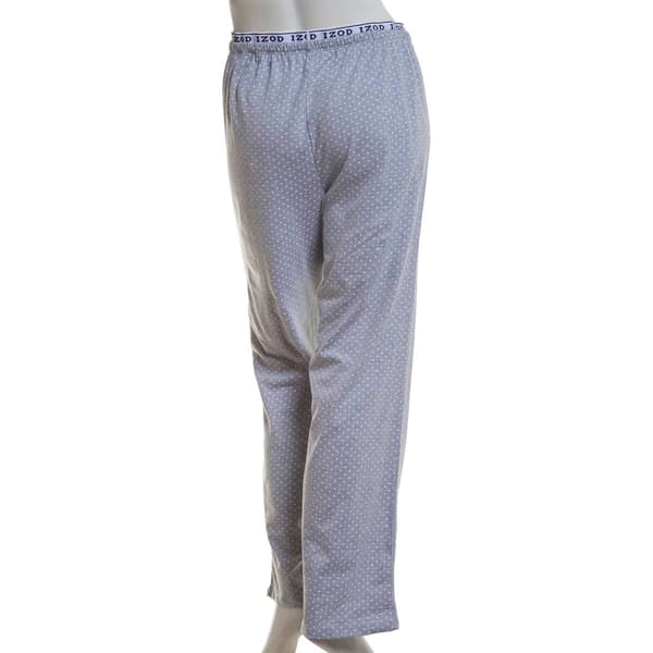 Womens IZOD&#174; Dot Print Logo Waist Pajama Pants