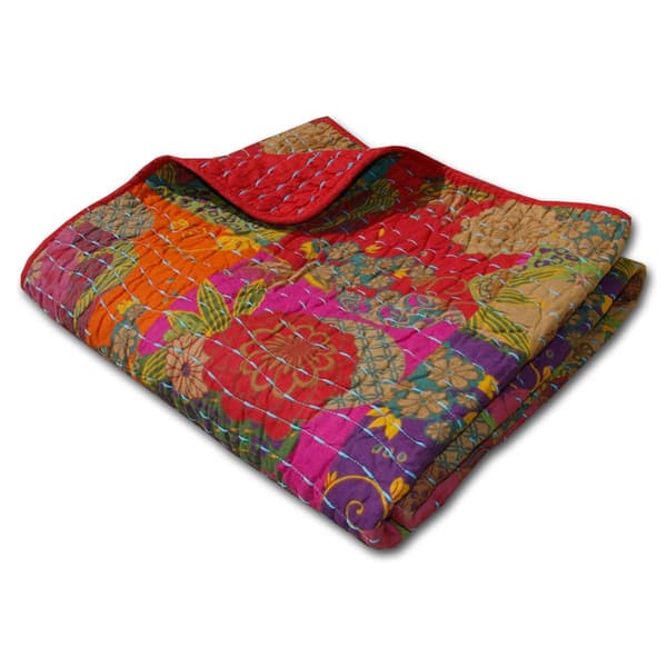 Greenland Home Fashions™ Jewel Kantha-Style Quilted Throw