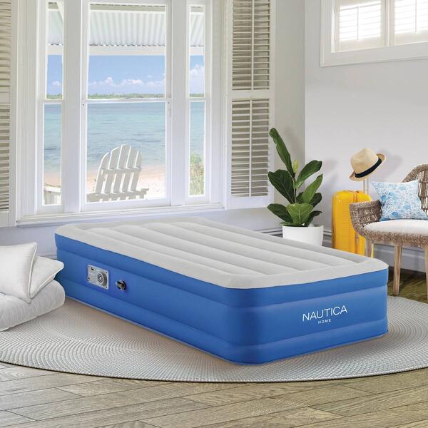Nautica Home 15in. Plushaire Twin Air Mattress with Inset Pump - image 