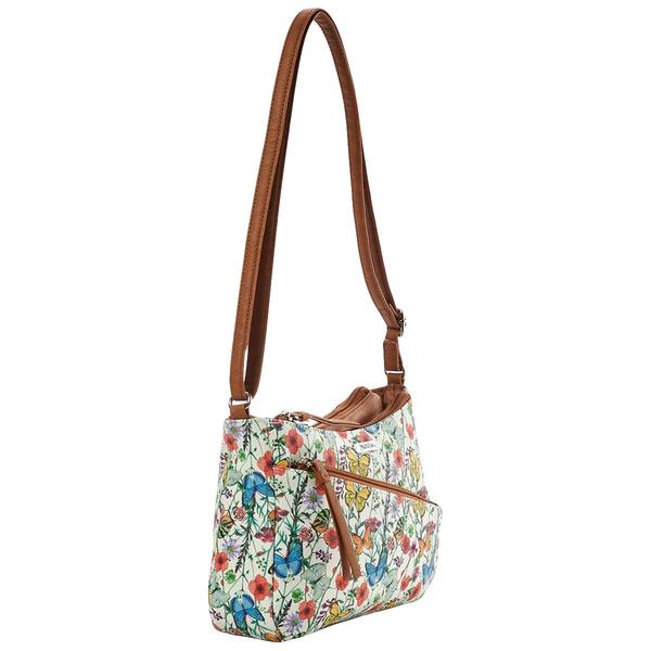 MultiSac Vegas Floral Butterfly Crossbody