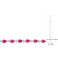 Gemstone Classics™ 5 1/3ctw. Created Ruby X-Link Silver Bracelet - image 5